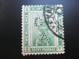 FIRMENLOCHUNG     ,  Perfin ,   2 Scans  , Selten - Used Stamps