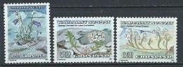 Delcampe - Groënland 1990, N°193/195 Neufs Fleurs - Ungebraucht