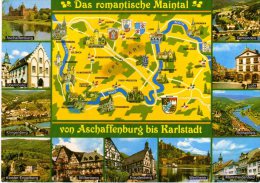 Maintal - Mehrbildkarte 8  Von Aschaffenburg Bis Karlstadt - Maintal