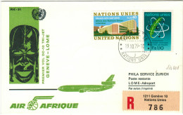 ONU - NAZIONI UNITE - UNITED NATIONS - NATIONS UNIES – 1979 – First Flight RK 31 - Premier Vol - Genève-L... - Premiers Vols