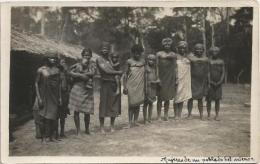 Equatorial Guinea 1920s Rio Muni Mujeres De Un Poblado Del Interior Agfa Viewcard - Equatoriaal Guinea