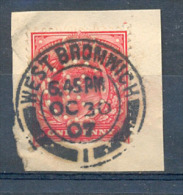 Perfin Perforatie  " K In Circle " - Centrale Stempel WEST BROMWICH - Other & Unclassified
