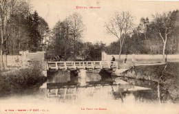 ETIVAL-CLAIREFONTAINE LE PONT DU CANAL ANIMEE - Etival Clairefontaine