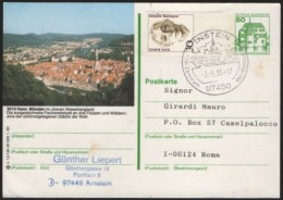 GERMANY ARNSTEIN 1995 - MAILED POSTAL CARD - HANNOVERSCH MUNDEN - Postkarten - Gebraucht