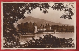 TCO-19 Rolle, Château De Rolle Vu Depuis L'ile De La Harpe Et Bougy-Villars à L'arrière Plan.  Gueissaz 3142. Rolle 1930 - Bougy-Villars