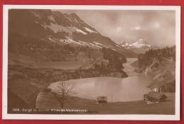 TSR1-01 Gorge Du Javroz Et Lac De Montsalvens, Moleson, Sepia. Mention Au Dos 12.IX.23. Non Circulé - Autres & Non Classés