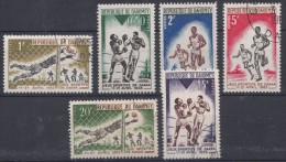 Dahomey Sport 1963 Mi#213-218 Used - Benin – Dahomey (1960-...)