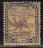 5m Sudan Used 1924, Camel, Animal - Soedan (...-1951)