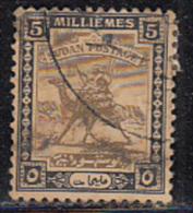5m Sudan Used 1924, Camel, Animal - Soudan (...-1951)