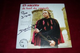 AUTOGRAPHE SUR VINYLE 45 TOURS  ° DOMINIQUE SAVREUX   ° ST VALERY  DU HAUT DES REMPARTS - Autogramme