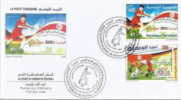 Tunisia Tunisie 2006 World Cup Football Soccer Germany FDC Cover - 2006 – Germany