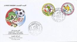 Tunisia Tunisie 2006 Africa Nations Cup Football Soccer Tunisia FDC Cover - Copa Africana De Naciones