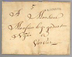 Complete Brief Van Louvain (Leuven) Naar Verviers Van 29-4-1786 - 1714-1794 (Oesterreichische Niederlande)