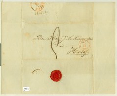 HANDGESCHREVEN BRIEF Uit 1861 Uit JOURE Via SNEEK Naar HEEG  (9286) - Cartas & Documentos