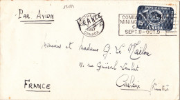 13034# CANADA CONGRES UPU CONGRESS LETTRE PAR AVION Obl MONTREAL 1957 Pour CARHAIX FINISTERE - Brieven En Documenten