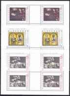 ** Slovaquie 1997 Mi 292-4 Klb., Les Feuilles, (MNH) - Blocks & Sheetlets