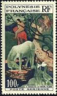 POLYNESIE FRANCAISE GAUGHIN PAINTING LA CEVERAL BLANC 100 FRANCS STAMP ISSUED 1960's(?) SG15 MLH READ DESCRIPTION !! - Neufs