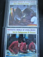 2 CD 6 & 4 Titres : PANTASTIC WORLD OF STEEL MUSIC (vol 1, Classic In Steel - Vol 2, Calypsos & Socas) - Autres & Non Classés
