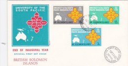 Solomon Islands 1969 University FDC - Salomonen (...-1978)