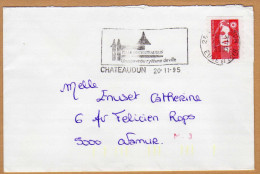 Enveloppe Cover Brief Chateaudun à Namur - Briefe U. Dokumente