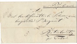 10995 - Lettre  PRZIBRAM 30.06.1848 - ...-1918 Vorphilatelie