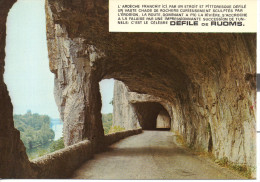 CP - PHOTO - LES GORGES DE L'ARDECHE - LE DEFILE DE RUOMS - A.70565 - J. CELLARD - Ruoms