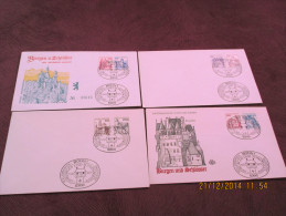 Germany 1977 4 FDC With Mi#913-920 - Lettres & Documents