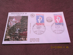 France 1982 FDC With Mi#2343-2344 - 1980-1989