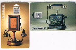 2  TELECARTE  FRANCE  TELECOM    TELEPHONES       BE - Telefone