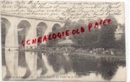 87 - ST  SAINT PRIEST TAURION-  LE VIADUC SUR LE TAURION - CARTE PRECURSEUR- ECRITE A MLLE DESLIONS SAINT LEONARD NOBLAT - Saint Priest Taurion