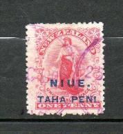 NIUE  1902 (o)  S&G # 4    P14 - Niue