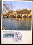 FRANCE PONT, PONTS. Le Pont NEUF. Yvert N° 1997 Sur FDC. Carte Maximum - Brücken