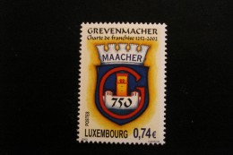 Luxembourg - Grevenmacher 750 Ans - Année 2002 - Y.T. 1539 - Neufs (**) Mint (MNH) Postfrisch (**) - Ongebruikt