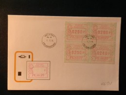 46/500  FDC FINLANDE  1994 - Automaatzegels [ATM]