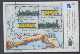 FINLANDE     1987       BF  N°    3         COTE    18 € 00 - Blocchi E Foglietti