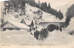 Bussang    88        Le  Tunnel Sous La Neige - Bussang