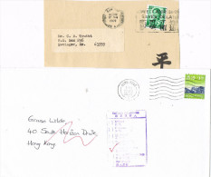 11147. Carta Y Frontal HONG KONG 1997 Y 1969 - Briefe U. Dokumente