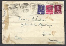 ROUMANIE . LETTRE AVRIL 1941 POUR LYON . - Lettres 2ème Guerre Mondiale