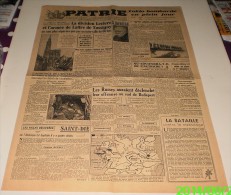 Patrie (journal Des Combattants Français) Du 25 Novembre 1944, Première Année,n°=13. - French