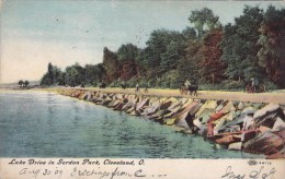 Lake Drive In Gordon Park Cleveland Ohio 1909 - Cleveland