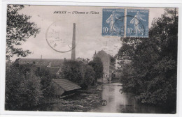 CPA - 45 - AMILLY - L'Ouanne Et L'usine - Amilly