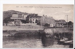 Carte 1915 PORT EN BESSIN / LA TOUR VAUBAN , LA PASSE ET LE QUAI BARON GERARD - Port-en-Bessin-Huppain