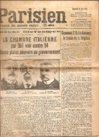 LE PETIT PARISIEN JOURNAL COMPLET  4 PAGES DU 21 MAI 1915 - Le Petit Parisien