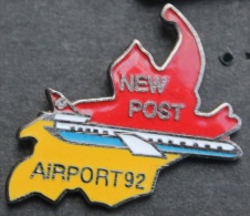 NEW POST 92  - AVION SWISSAIR BLANC - AEROPORT GENEVA - COINTRIN GENEVE SUISSE  -     (12) - Avions