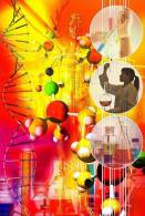 [CA04-097  ]   Chemist  Chemistry   Gene DNA Biochemistry   , Postal Stationery --Articles Postaux -- Postsache F - Chemie