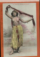 CPA  ALGERIE FEMME AUX SEINS NUS NU Ethnique  Danseuse Arabe   NUDE  DEC 2014 DIV 411 - África