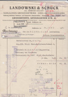 Facture Rechnung Landowski & Schuck Grossbeeren 1936 - 1900 – 1949