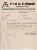 Lettre Brief 1932 Ernst R Hollandt Charlottenburg 1932 - 1900 – 1949