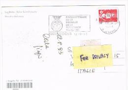 FRANCIA (FRANCE)   - STORIA POSTALE - 1993 CARTOLINA X ITALIA (ANNULLO SPECIALE 50^ RESISTANCE FRANCAISE) - RIF . 1991 - Briefe U. Dokumente