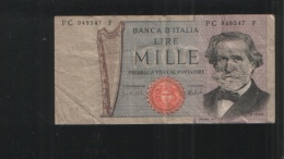 ITALIA 1 000 LIRE 1969 - 1000 Liras